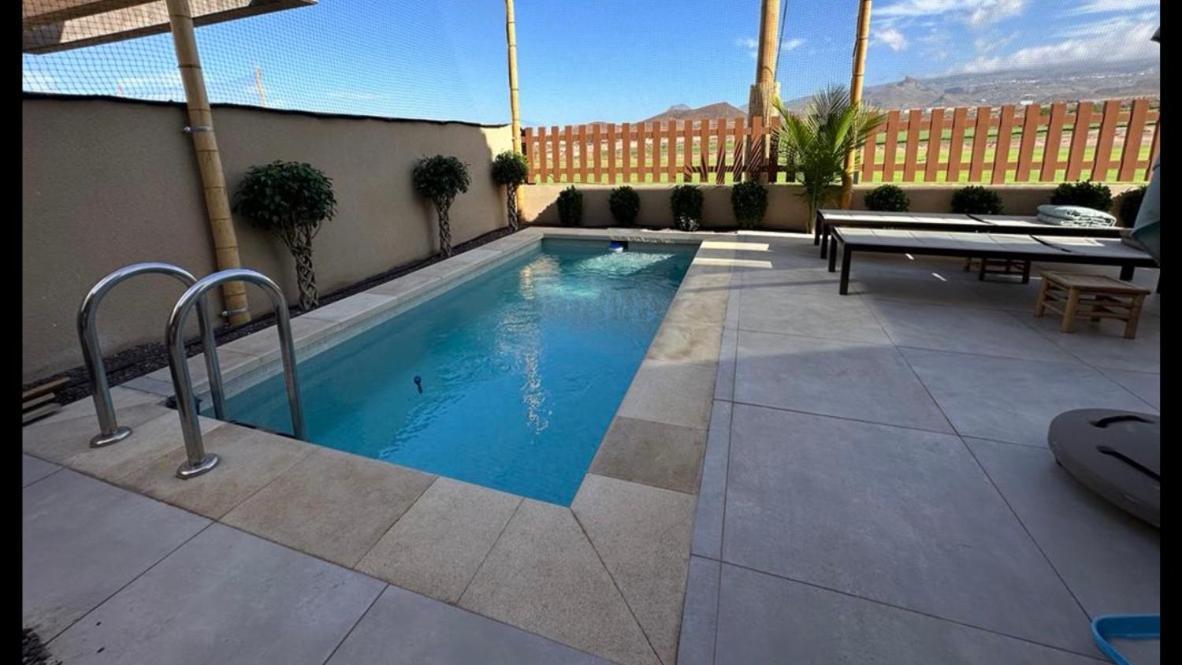 Golf Tenerife South XX Wheel Accessible Shower XX Free Wifi XX Private Pool 30 Degrees XX Two Terraces 30M2X60M2 Xxfree Parking XX Mountain View XX Flatscreen 65 Inch XX San Miguel de Abona Exterior photo